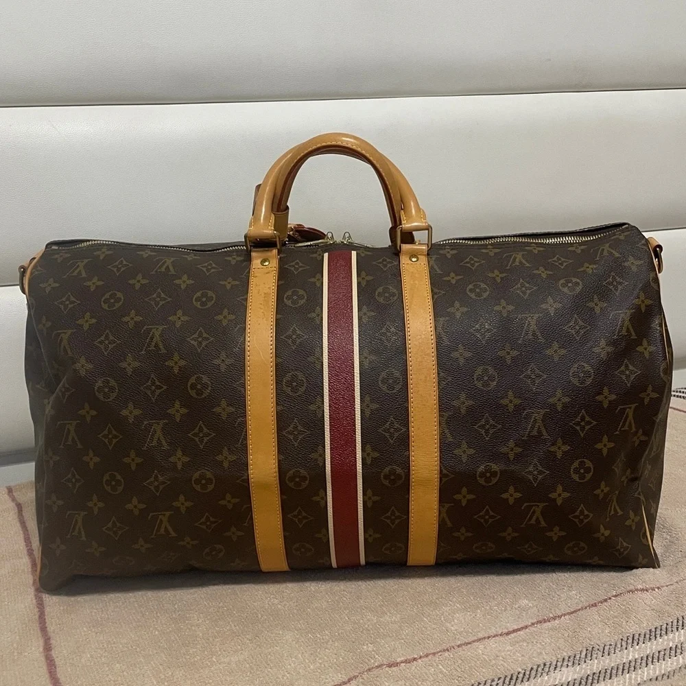 Louis Vuitton Monogram Keepall Bandouliere 55